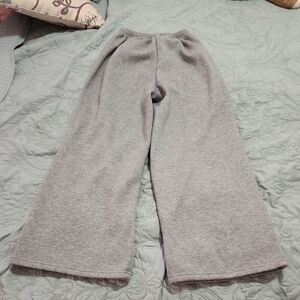 SHEIN Kids Heather Gray Wide-Leg Sweatpants